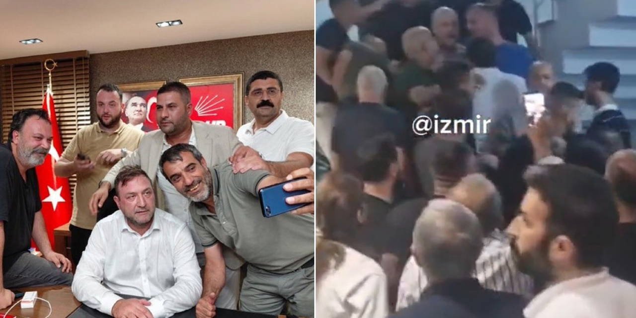 Butlan yönetimi tarafından CHP İzmir’e atanan il başkanı, koltuğa oturdu: Bina girişinde arbede yaşandı