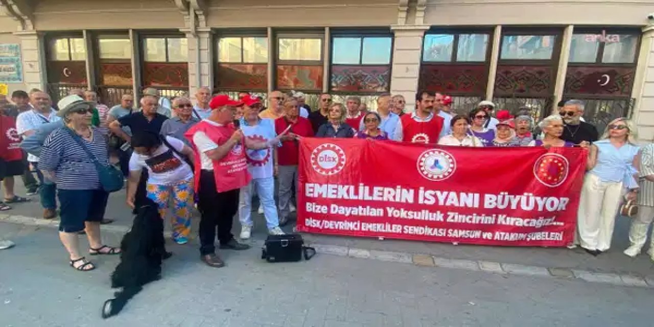 Emeklilerden Samsun'da yürüyüş çağrısı