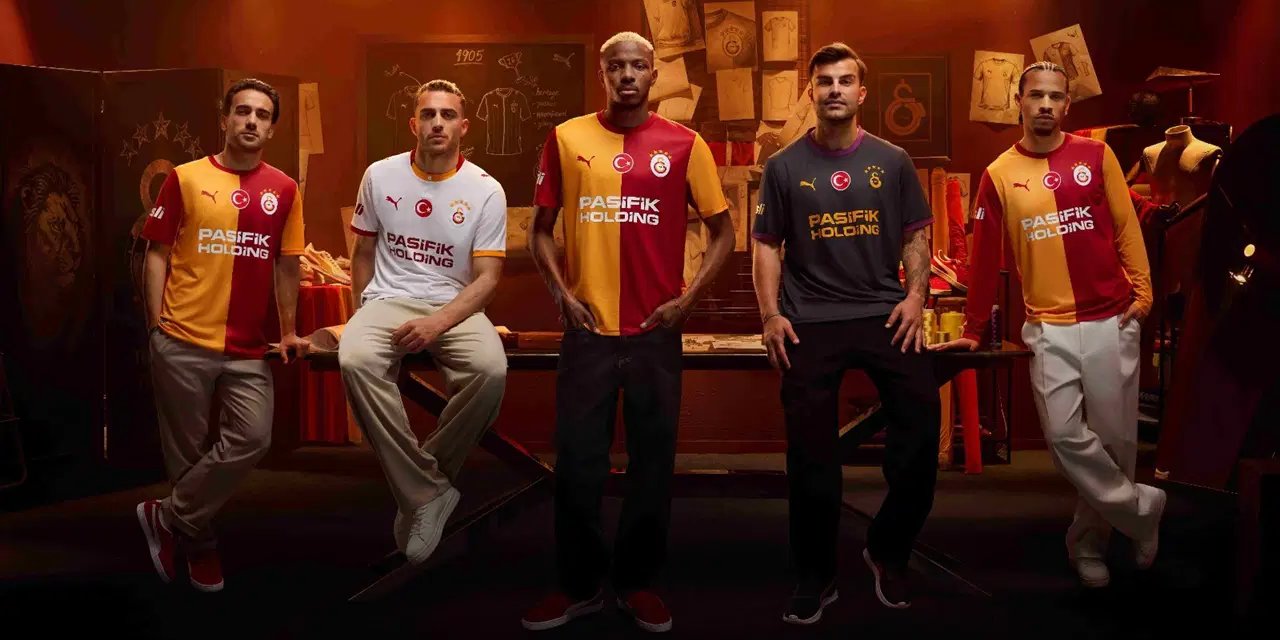 Galatasaray'ın yeni sezon formaları tanıtıldı