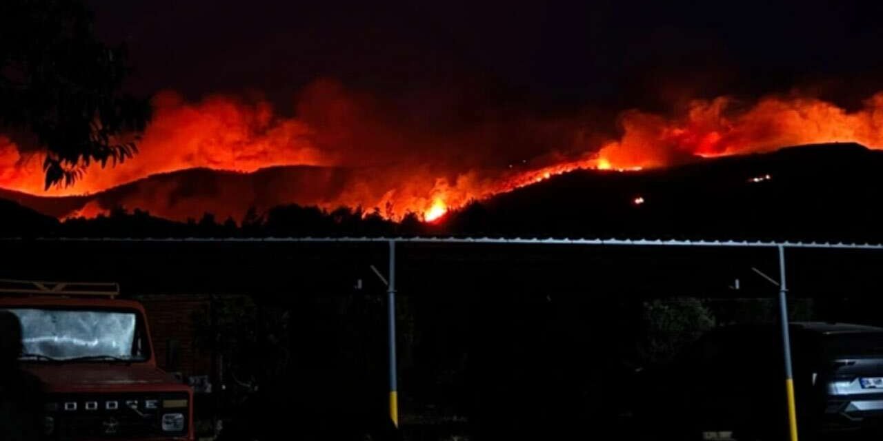 Muğla'da süren orman yangınlarında 1120 kişi tahliye edildi!