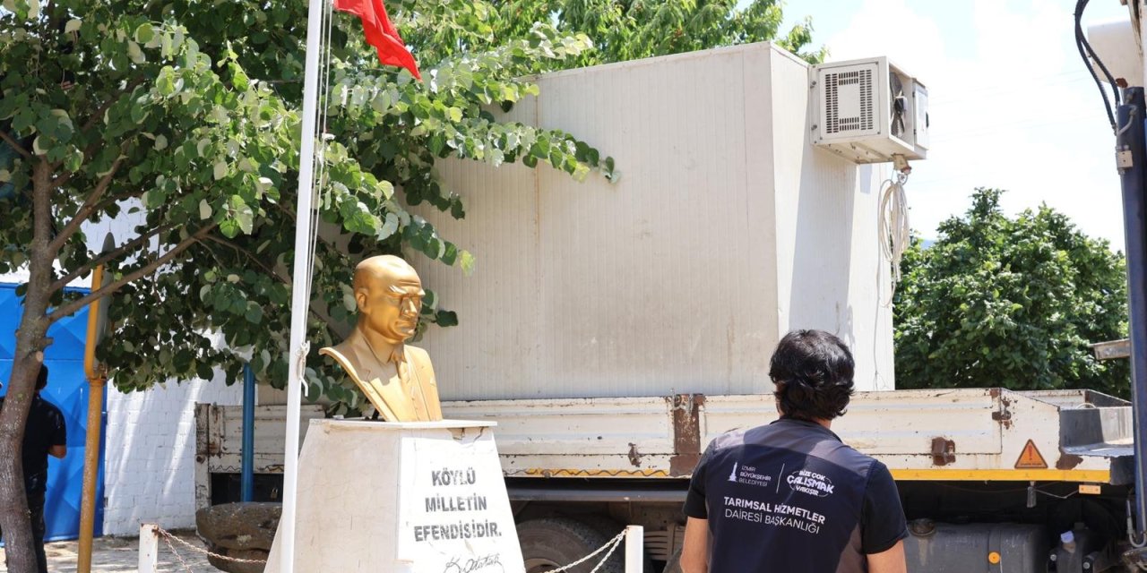 Büyükşehir tarım üreticisinin imdadına yetişti