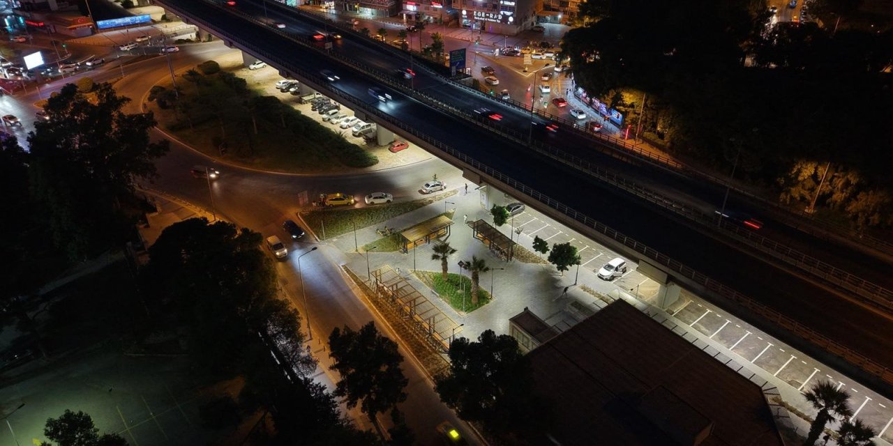 Bornova’nın en işlek noktası artık ışıl ışıl