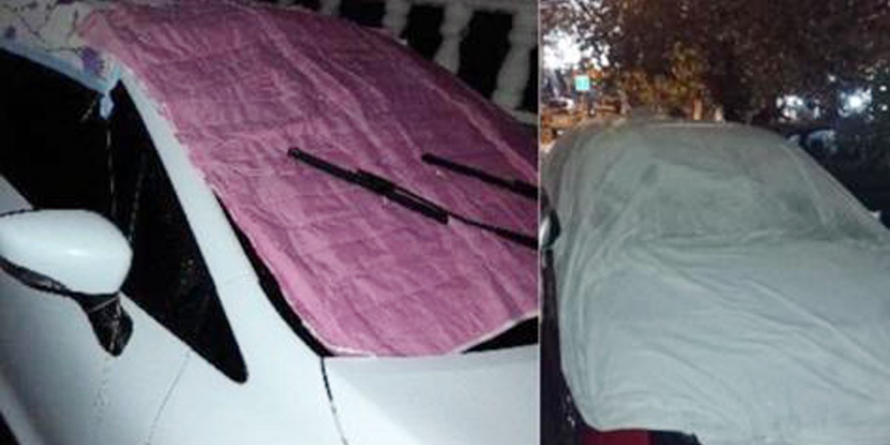 'Turuncu alarm' ile uyarılan Antalyalılardan doluya karşı kilimli önlem