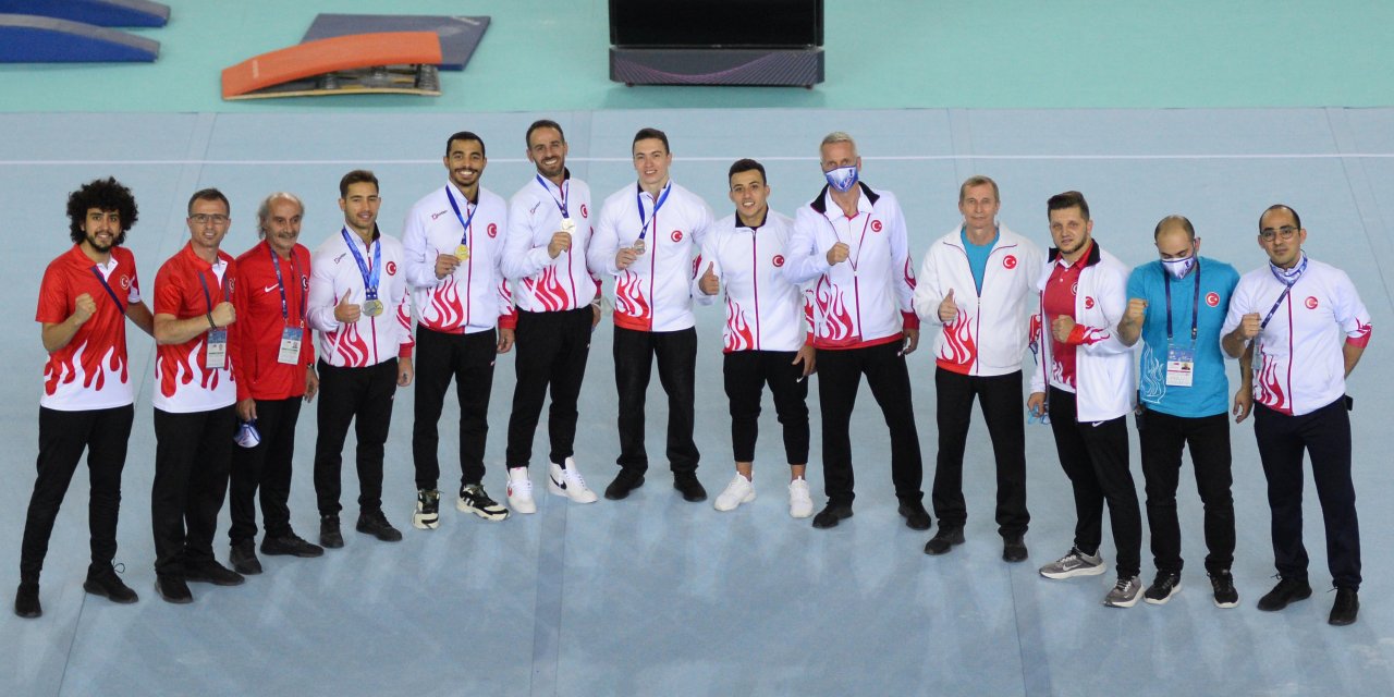 Milli cimnastikçiler'den 8 madalya 