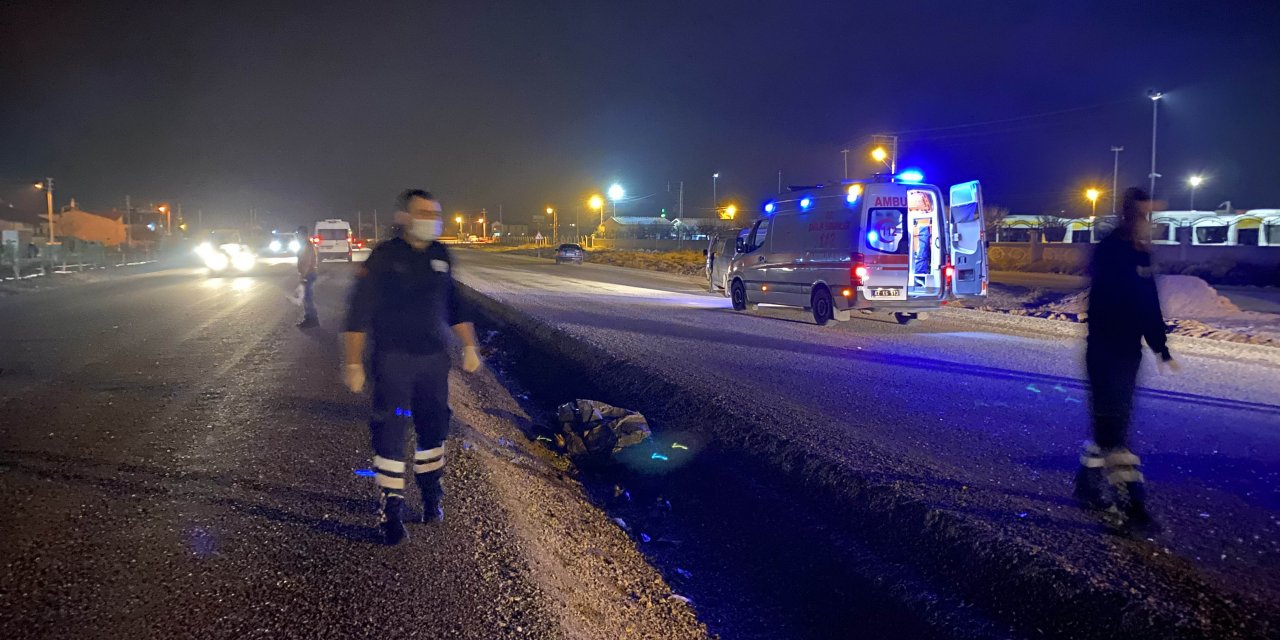 Yolun karşısına geçmek isterken minibüsün çarpmasıyla öldü