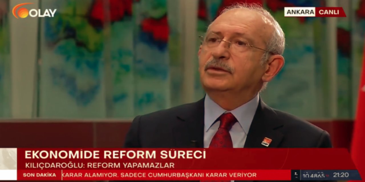 CHP Genel Başkanı Kılıçdaroğlu “Belki de Bahçeli ittifaktan ayrılmak istiyor olabilir”
