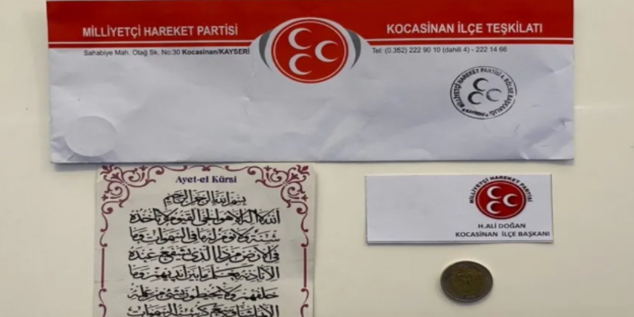 MHP'den tepki çeken bir kampanya daha! Esnafa 50 kuruş siftah parası...
