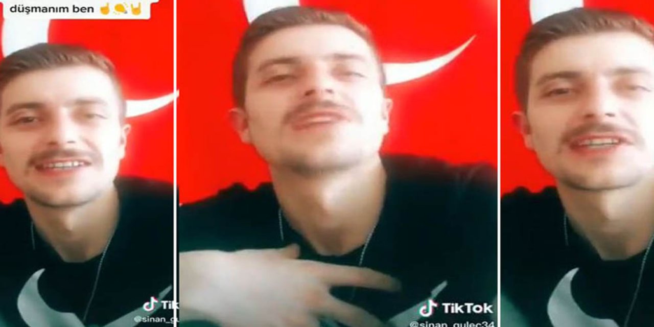 Büyük rezalet... Türk bayrağı önünde Atatürk'e kin kustu!