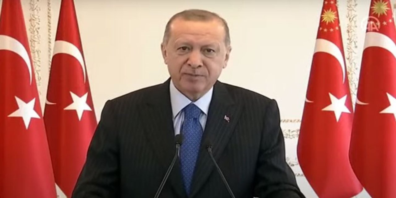 Erdoğan 68 kilometrelik yol için açılış töreni yaptı! Yine muhalefeti hedef aldı! "2023 Cumhur İttifakı'nın yeni bir zafer yılı olacaktır"
