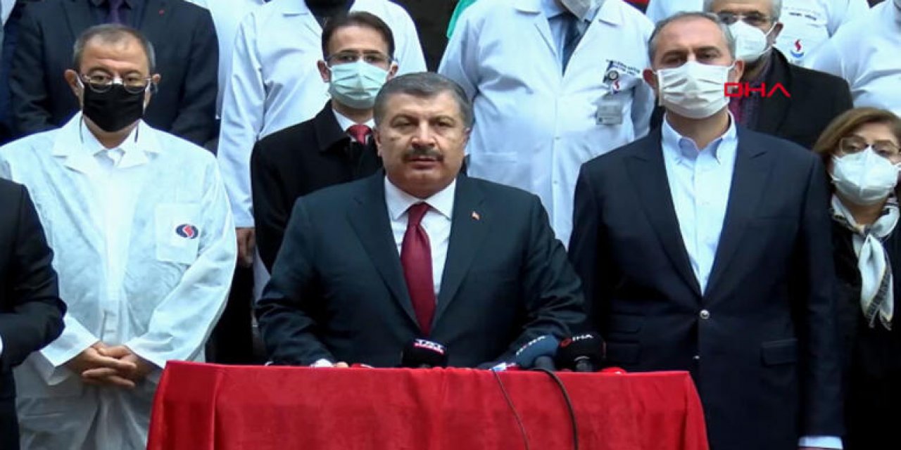 Fahrettin Koca hastane yangınının nedenini duyurdu!