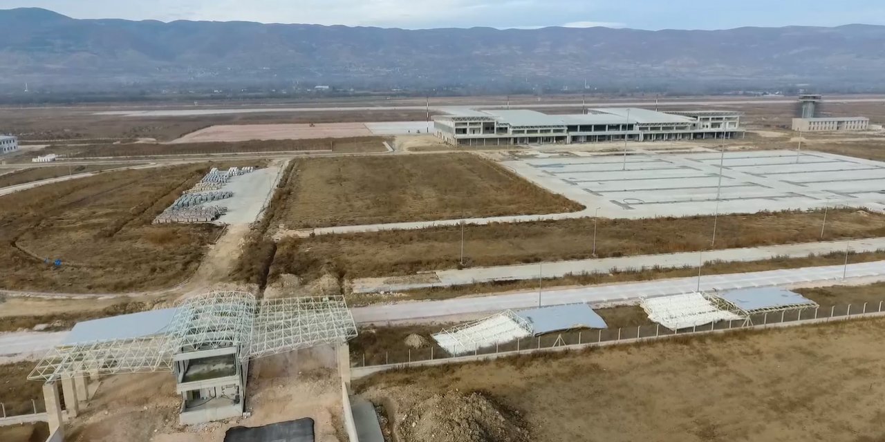 Tokat'ta yeni havalimanı inşaatının yüzde 85'i tamamlandı