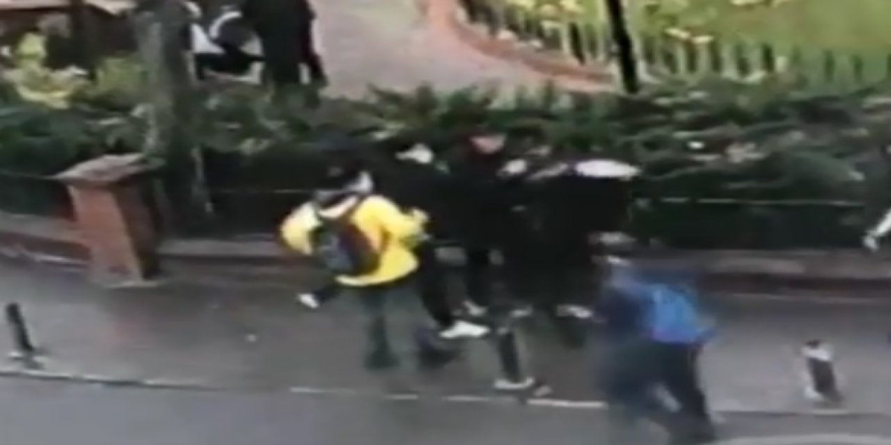 Bahçelievler'de sağlık çalışanlarına darp kamerada