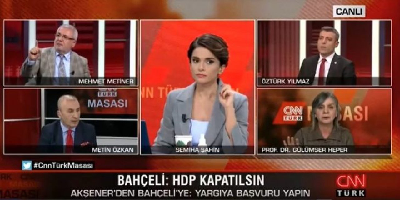 Canlı yayında 4 kez 'Sayın Öcalan' ifadesine tepki özür diletti