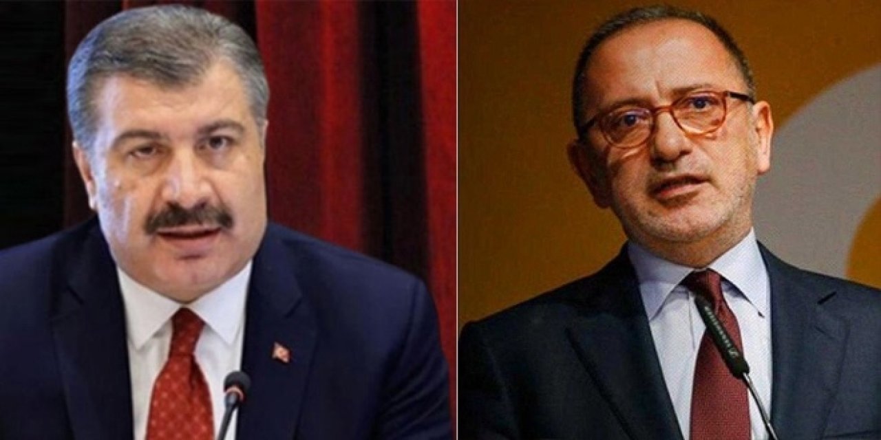 İsim vermedi ama işaret etti: Fahrettin Koca'dan Fatih Altaylı'ya suçlamalı yanıt