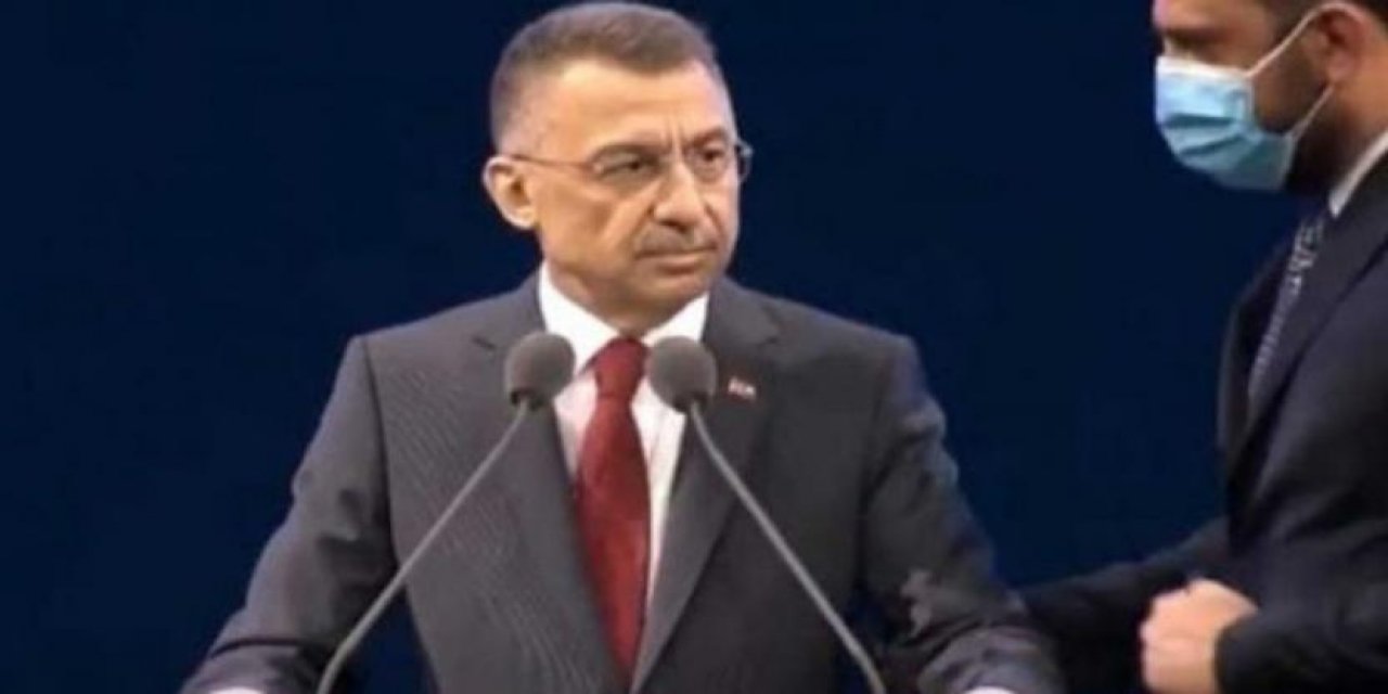 Cumhurbaşkanı Yardımcısı Fuat Oktay canlı yayında fenalaştı