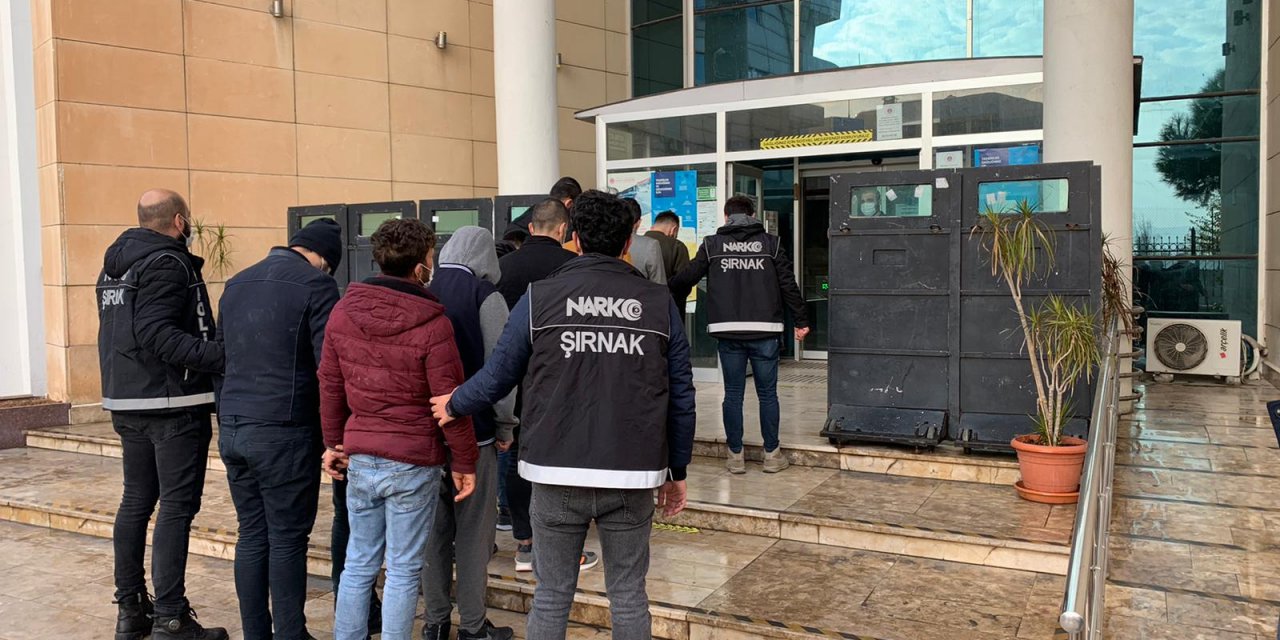 Cizre’de uyuşturucu operasyonunda 7 tutuklama 