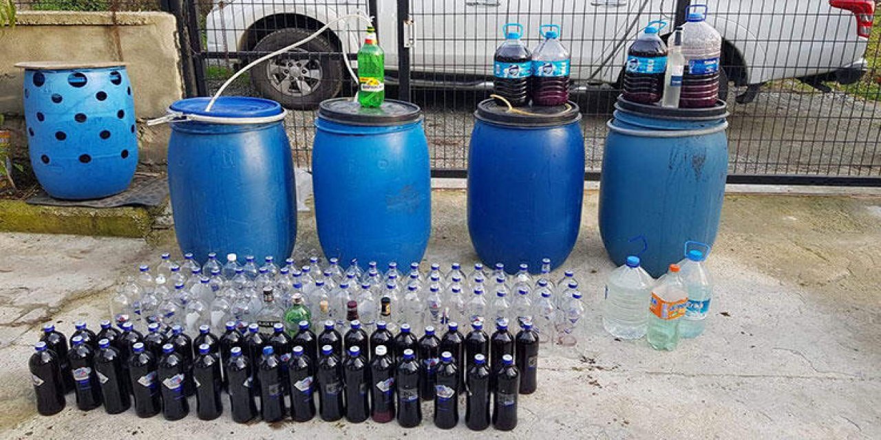 Tekirdağ'da sahte içki operasyonu