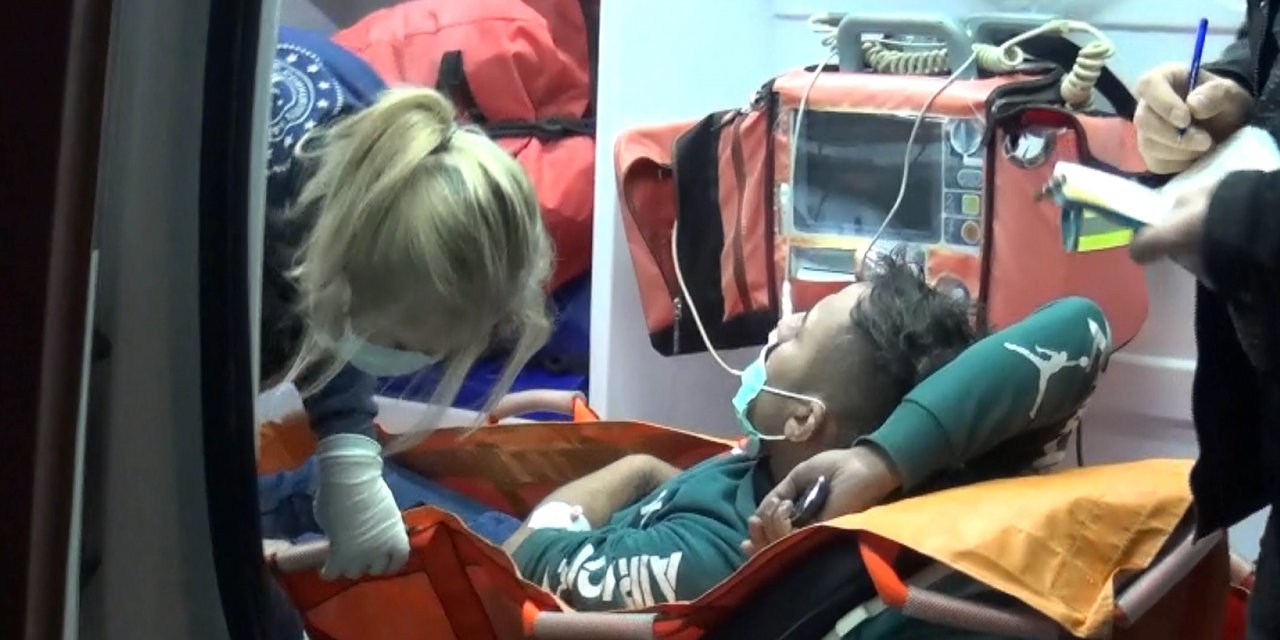 Evine gelen kişi tarafından ayağından vuruldu