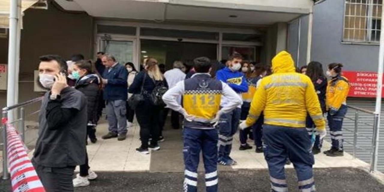 İstanbul Maltepe'de hastane yangını! Hastalar dışarı çıkarıldı!