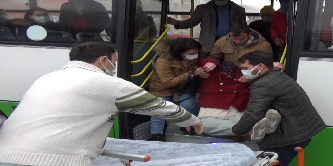 Otobüsünde rahatsızlanan yolcuyu güzergahından çıkıp, hastaneye götürdü
