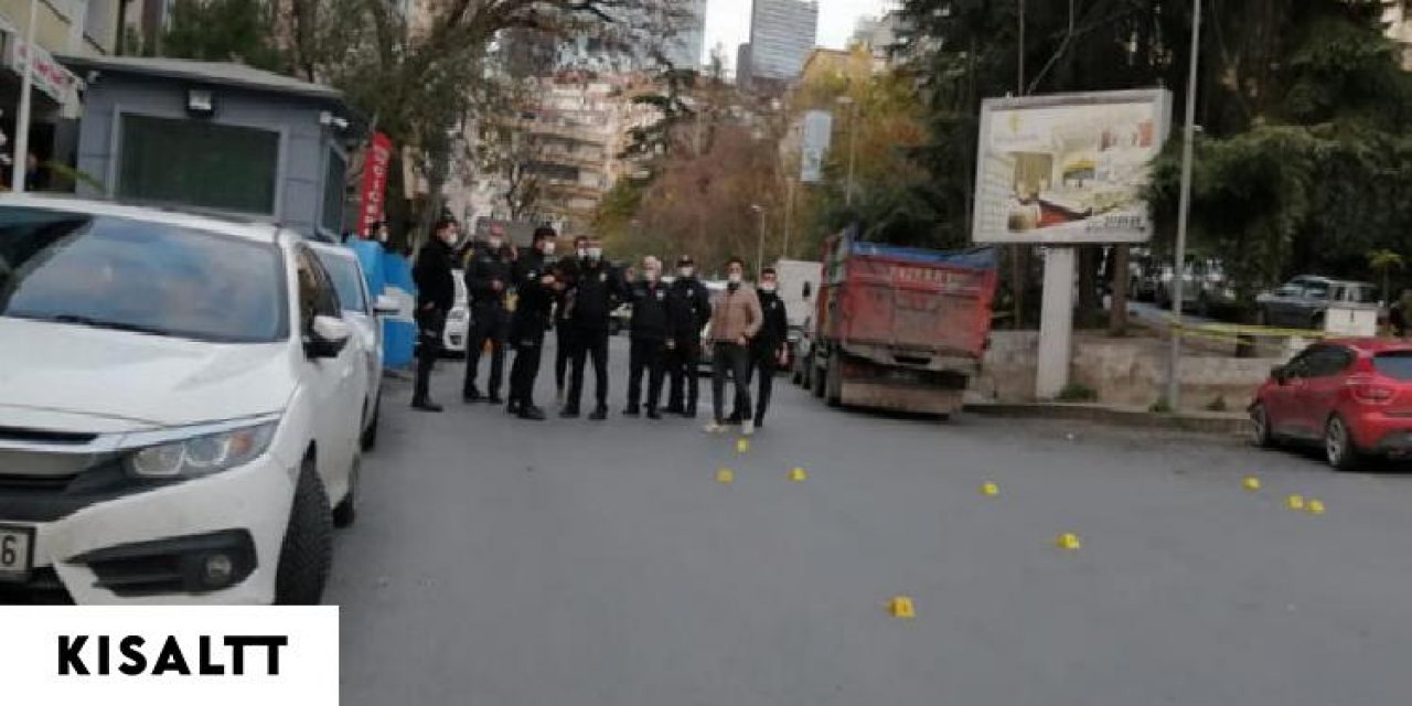 Şişli'de polis merkezi önünde silahlı saldırı