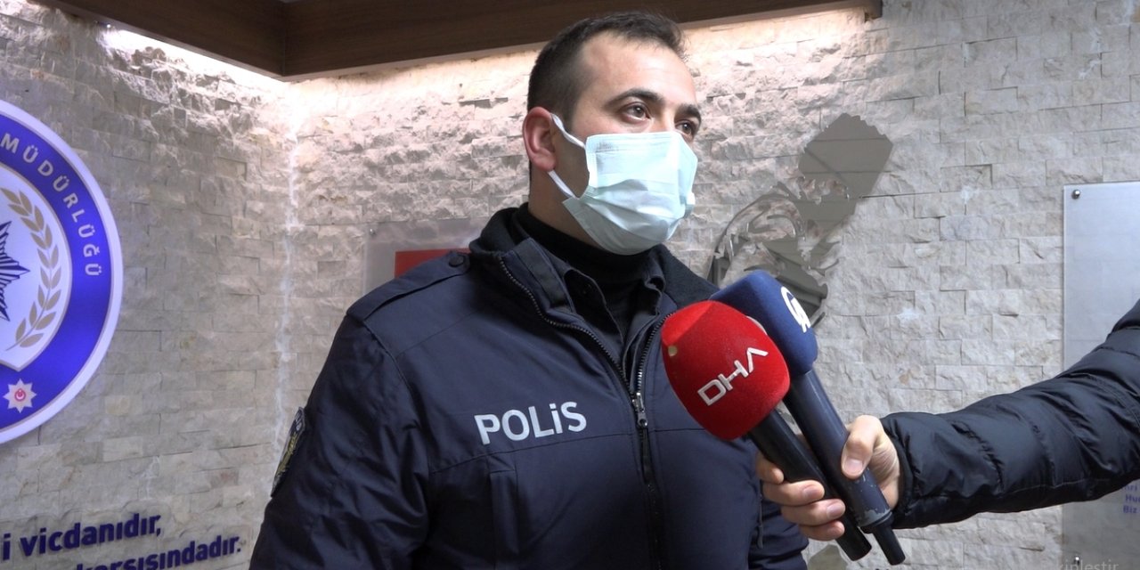 Polis memuru, yaşlı kadını 5'inci kata sırtında çıkardı