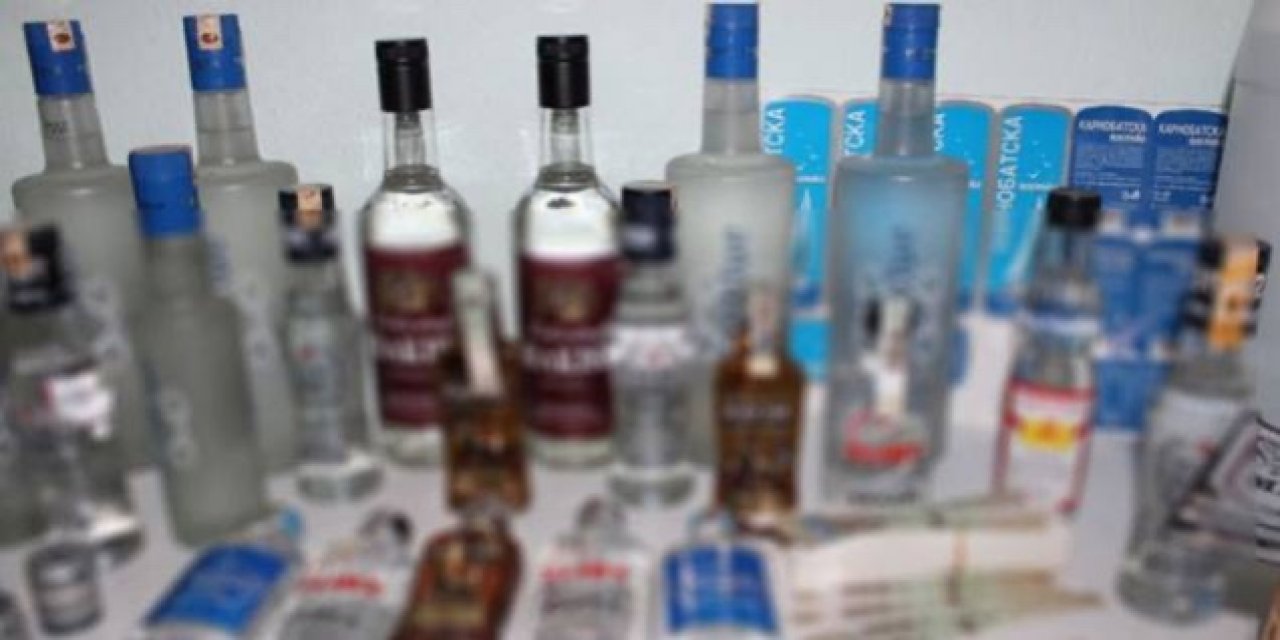 İzmir'de sahte içki operasyonu  