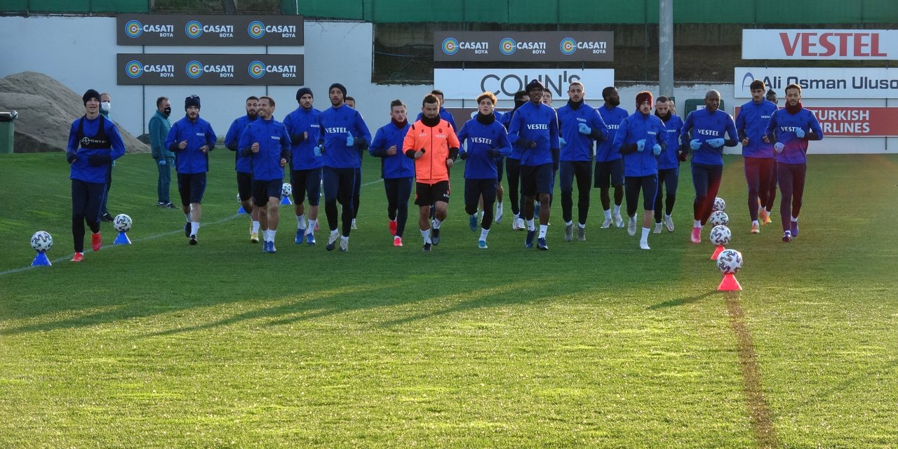 Trabzonspor, Galatasaray maçı hazırlıklarını sürdürdü