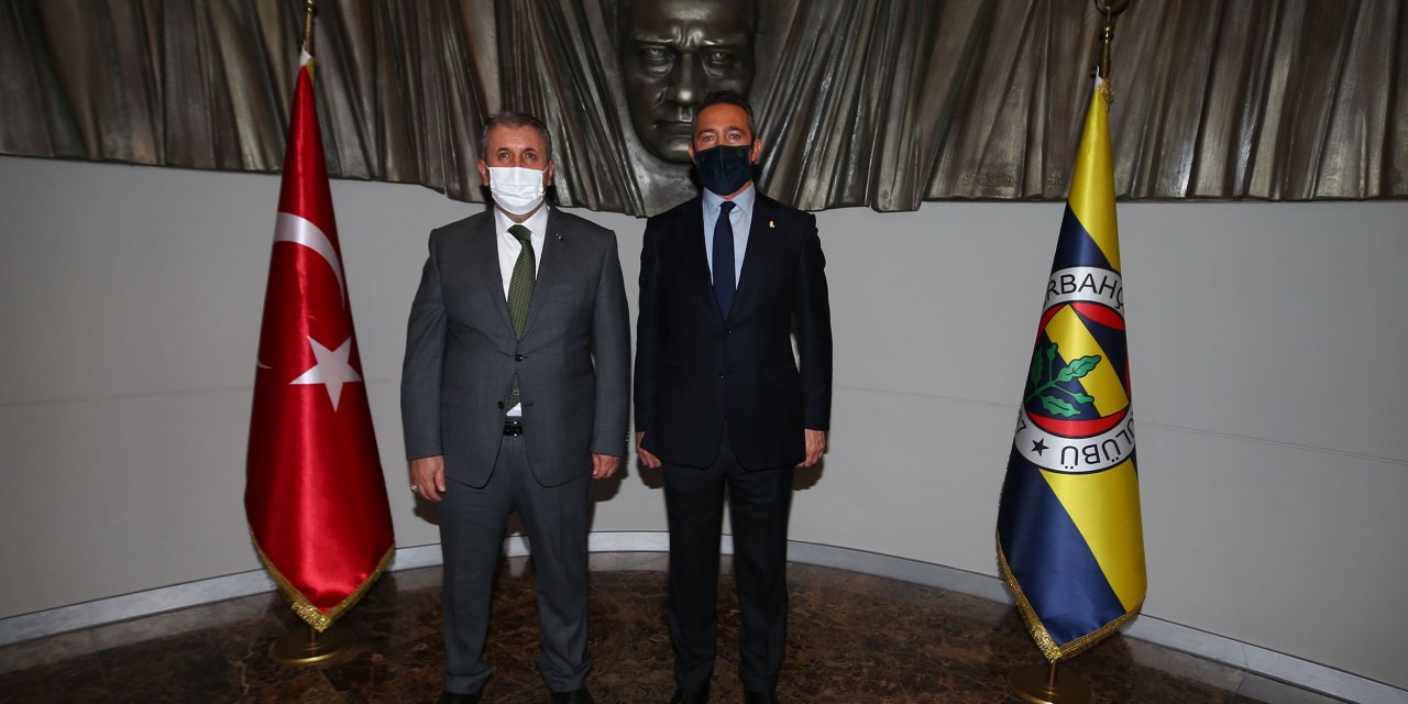 BBP Başkanı Mustafa Destici, Ali Koç’u ziyaret etti