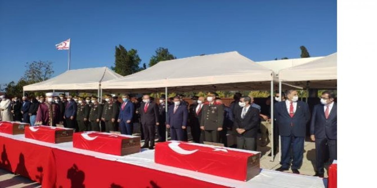 Rumların Kıbrıs’ta katlettiği 14 şehit çocuk 46 yıl sonra toprağa verildi!