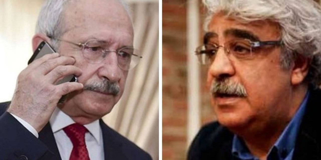 Kılıçdaroğlu'ndan HDP Eş Genel Başkanı Mithat Sancar'a telefon