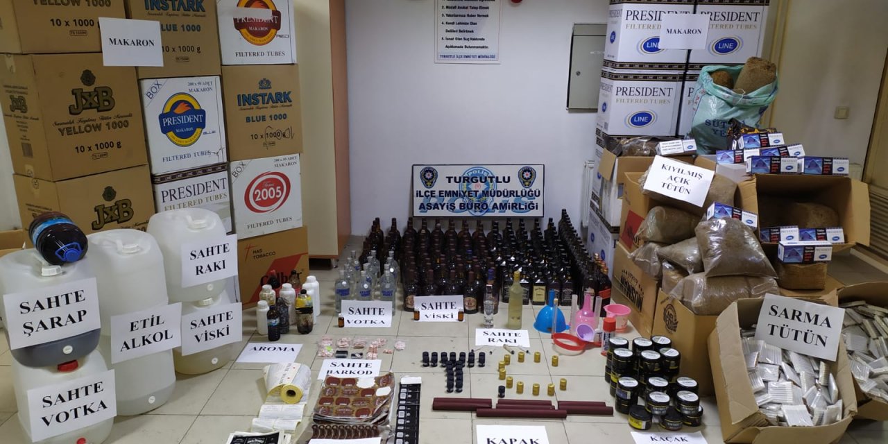 Manisa'da yılbaşı öncesi 'sahte içki' operasyonu: 2 gözaltı