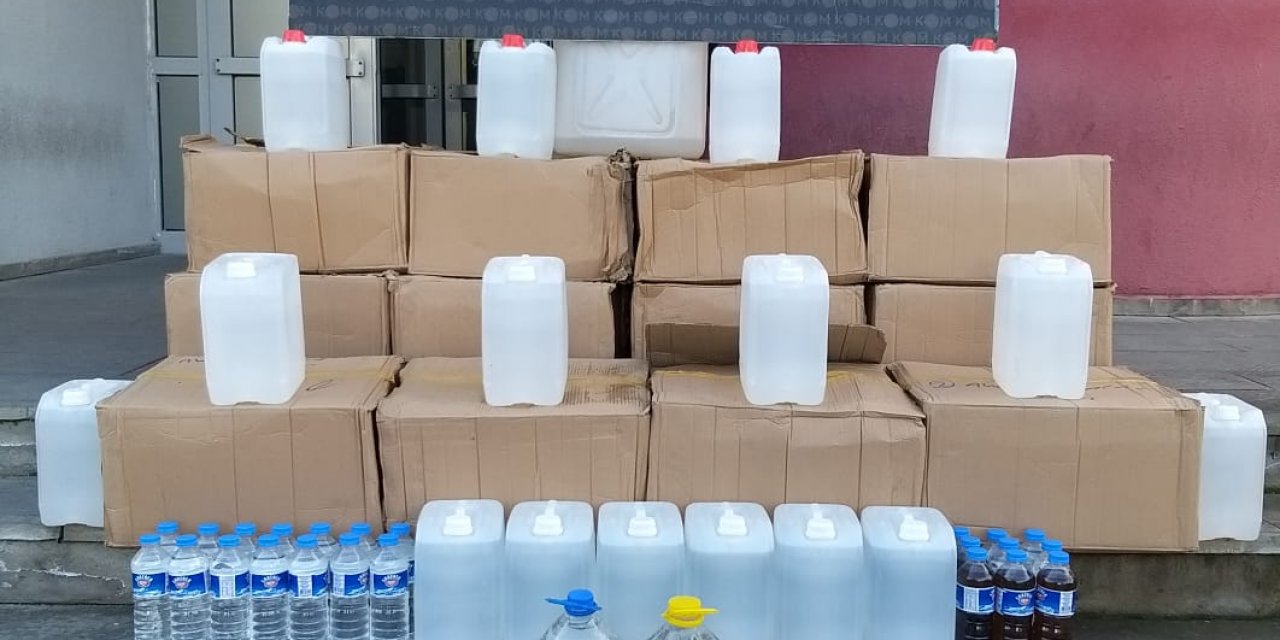 Adana’da sahte ve kaçak içki operasyonu: 3 gözaltı