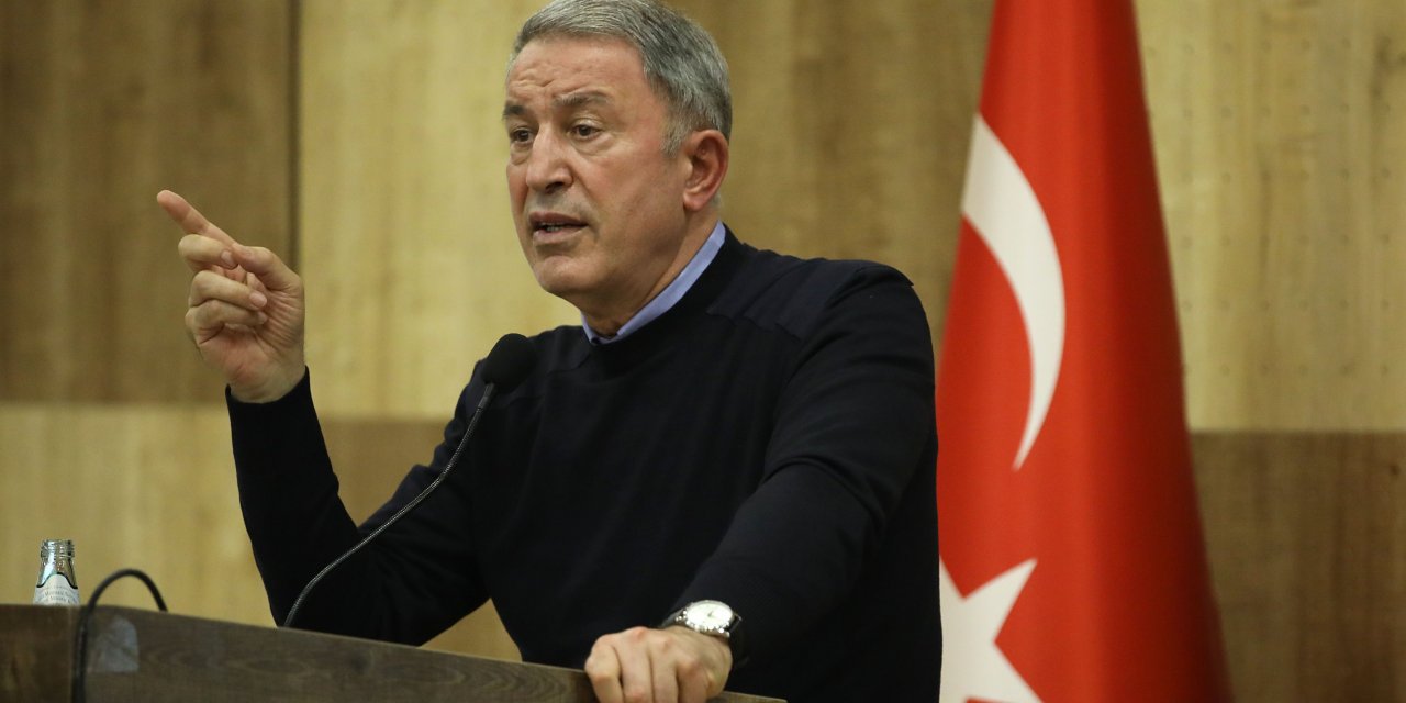 Bakan Akar: Herhangi bir saldırı girişiminde katil Hafter unsurları, her yerde meşru hedef olacak