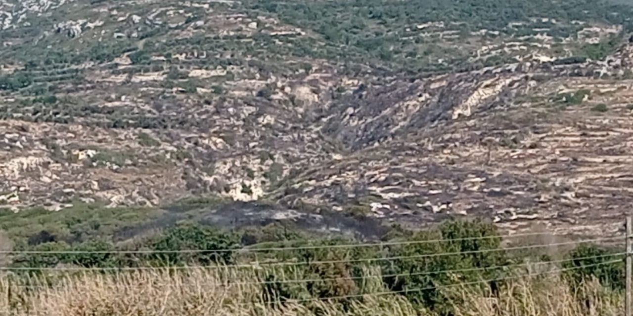 Hatay'da 4 yerde çıkan otluk yangını söndürüldü; 3 hektar alan kül oldu
