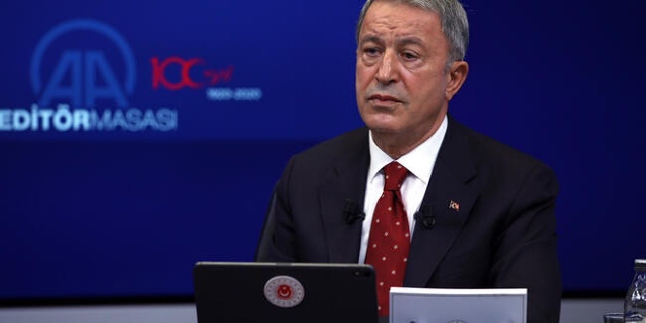 Milli Savunma Bakanı Akar, AA Editör Masası'na konuk oldu: