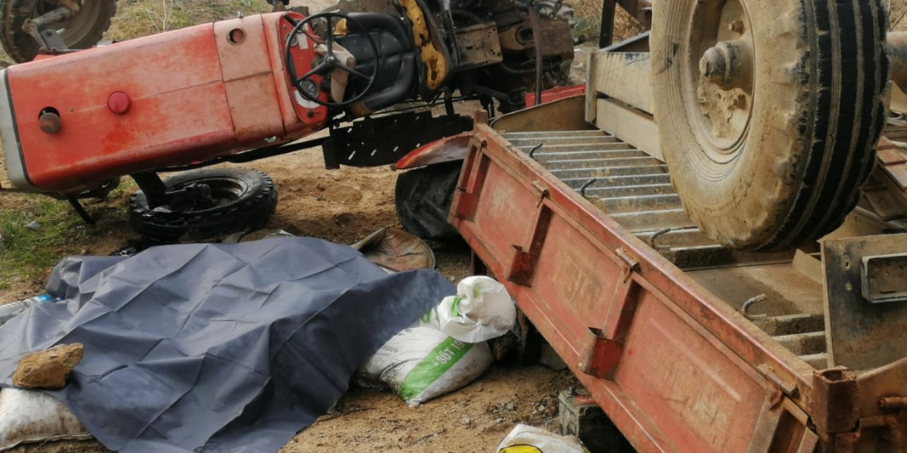 Traktör şarampole uçtu: Aynı aileden 1 ölü, 2 yaralı