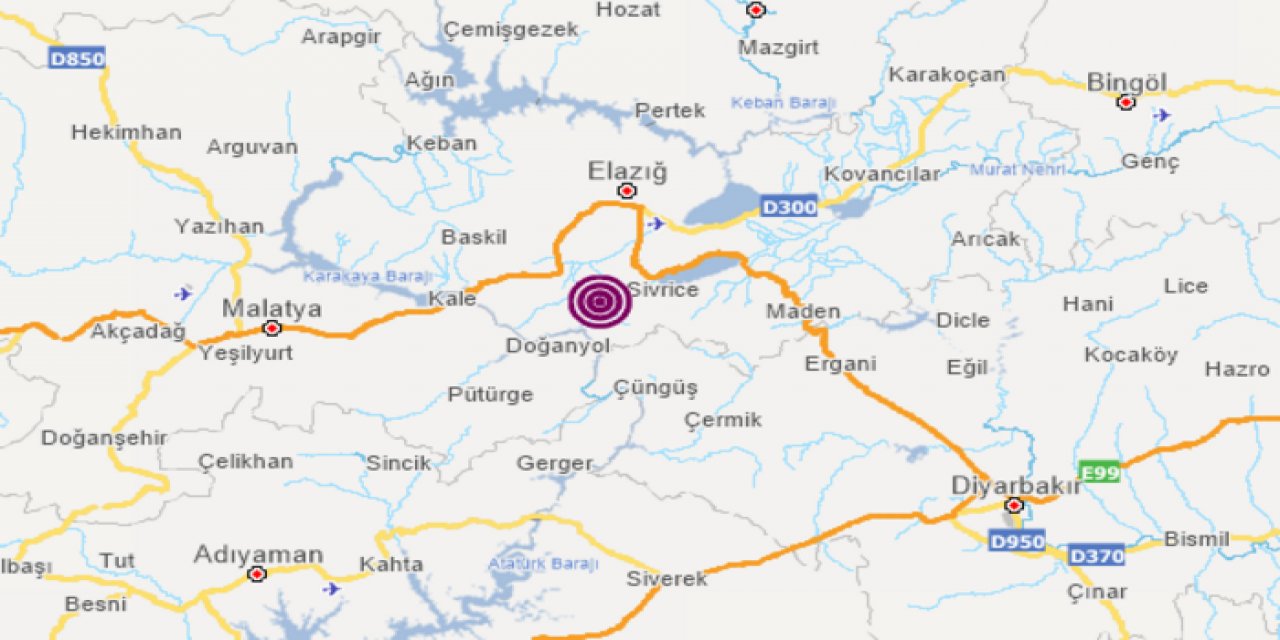 Elazığ Sivrice'de yeni deprem