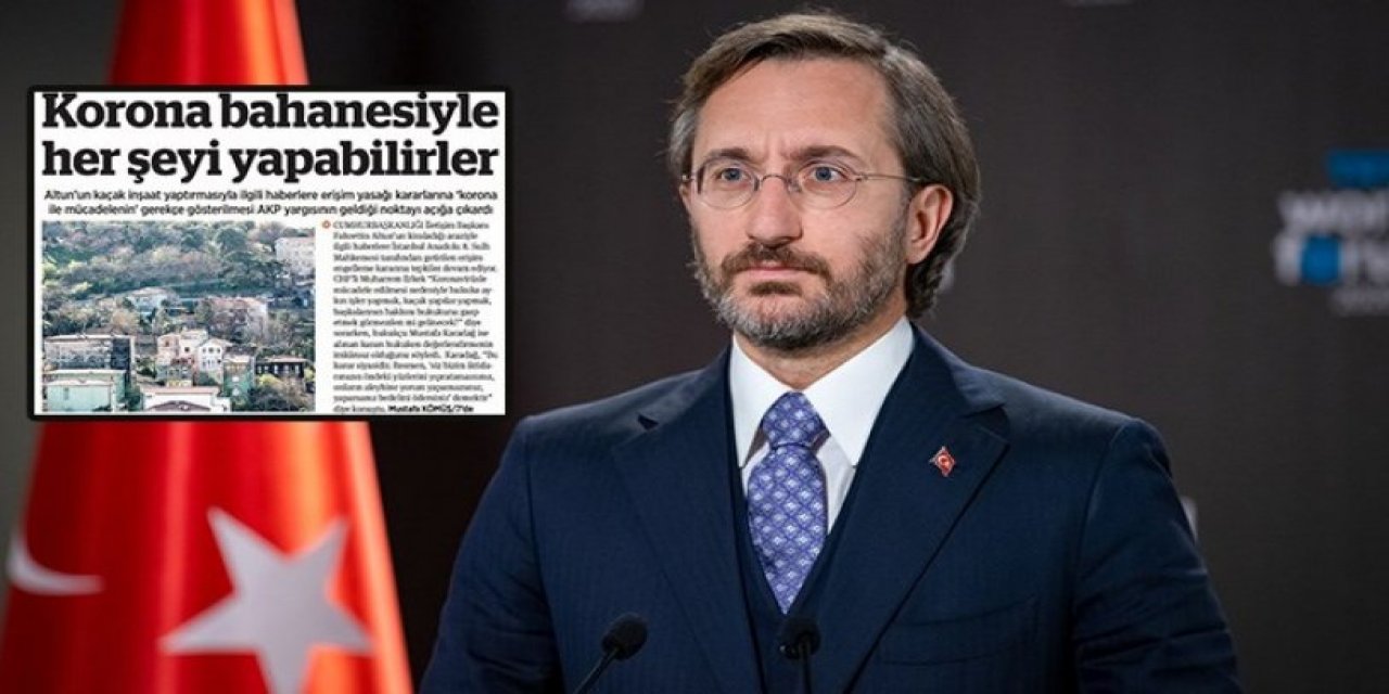Fahrettin Altun şikayet etti... Muhalif gazeteye ceza kesildi!