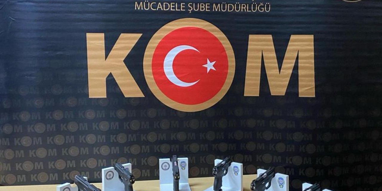 7 tabanca ile yakalanan 2 kişi tutuklandı