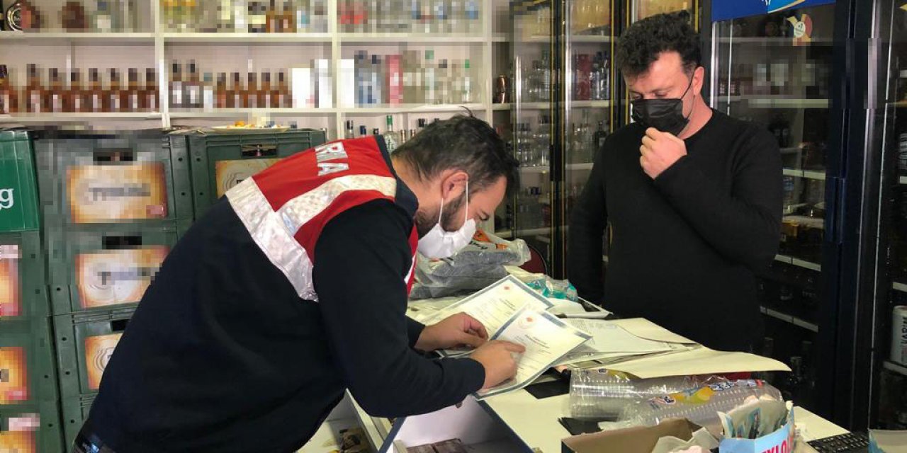 308 jandarmayla, yılbaşı öncesi  sahte içki denetimi