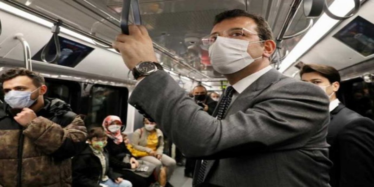 Müzik dinledi, metro hattında yolculuk yaptı!  Ekrem İmamoğlu açılışına katılamadığı metro hattını inceledi!