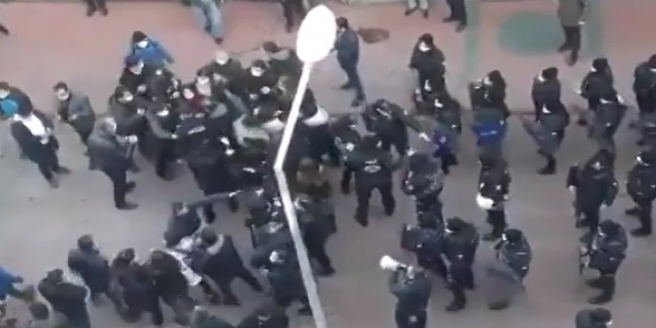 Katledilen kadınlar için sokağa çıkan kadınlara gözaltı!