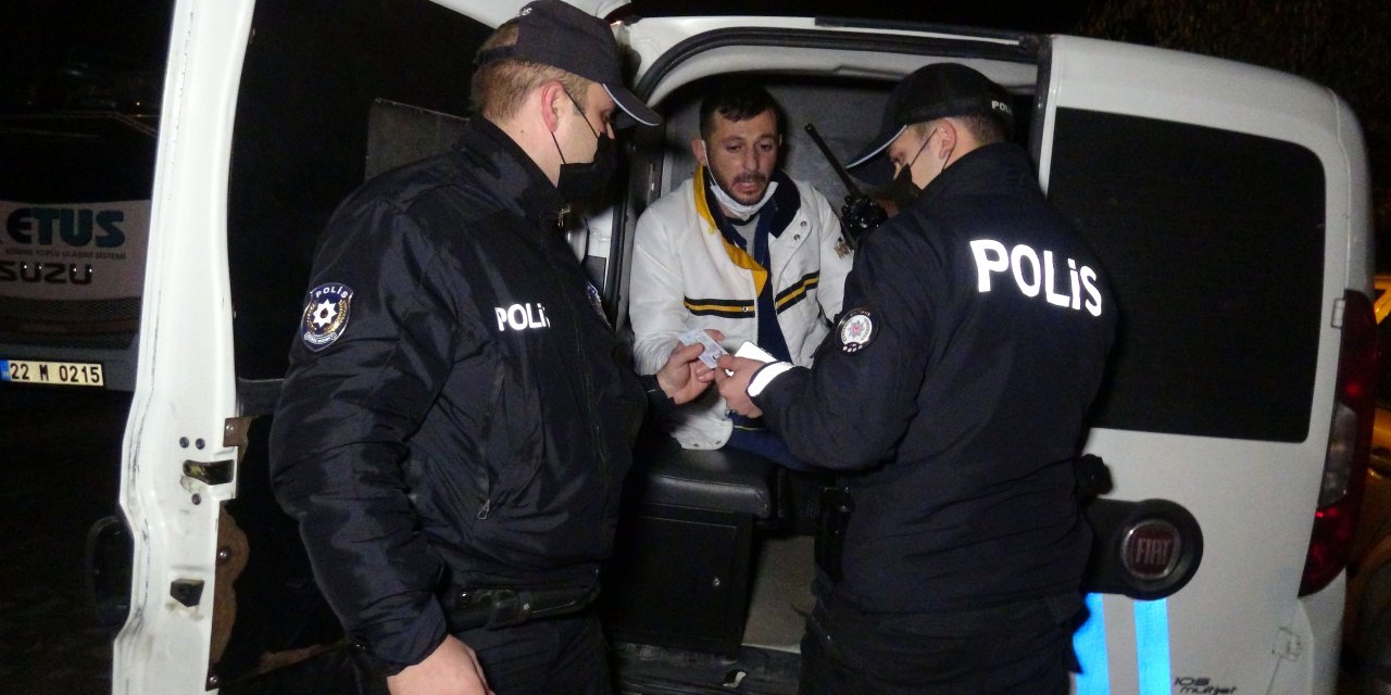 Polise yakalanan alkollü sürücü sosyal medyada