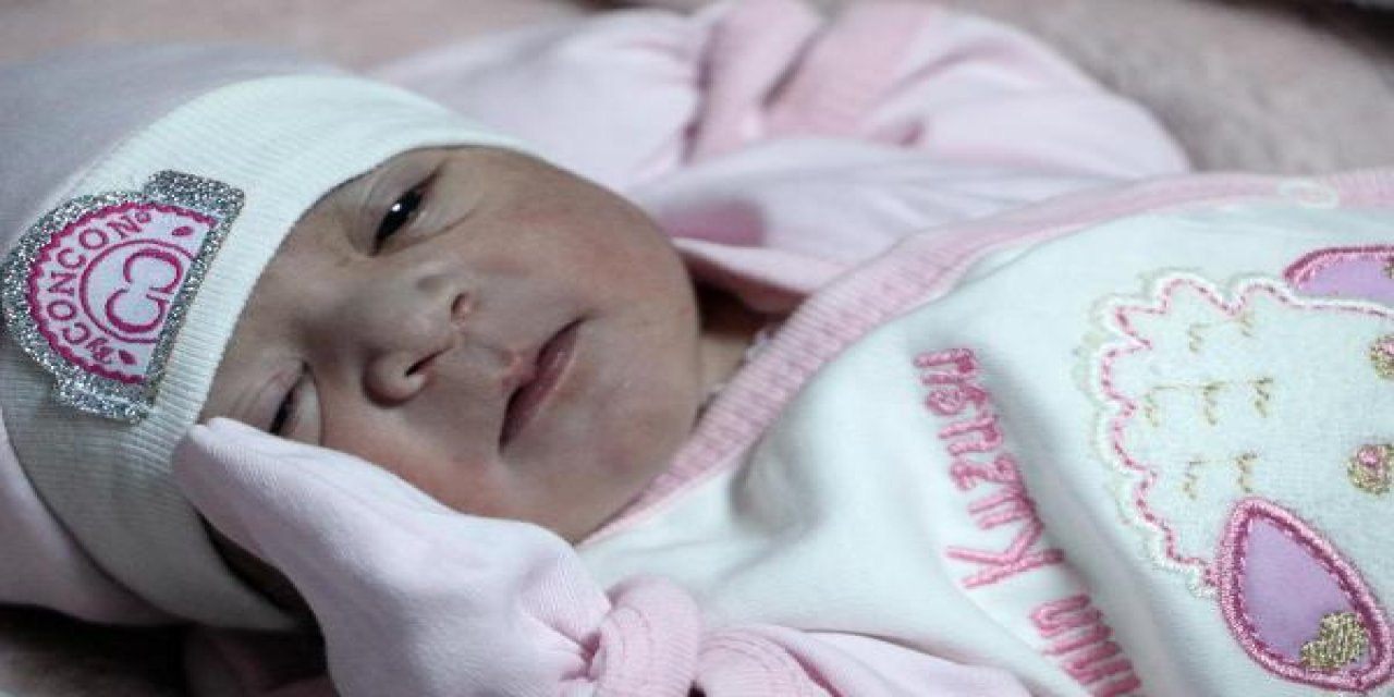 Erzurum'un ilk bebeği Elisa