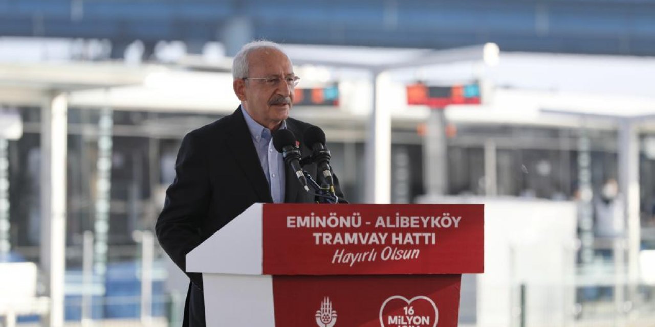 Kılıçdaroğlu ve Akşener'in katıldığı törenle Eminönü-Alibeyköy tramvay hattının ilk kısmı açıldı