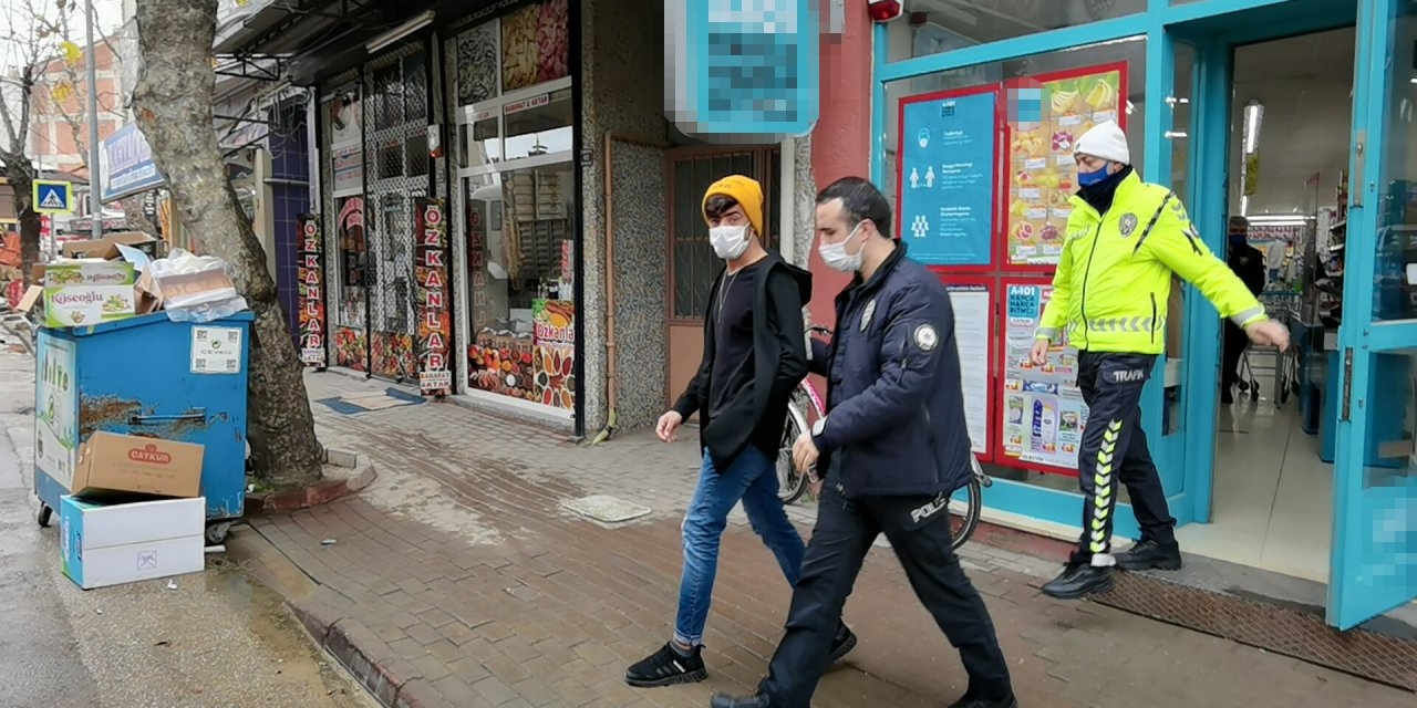 Marketten hırsızlık şüphelisine sokağa çıkma cezası