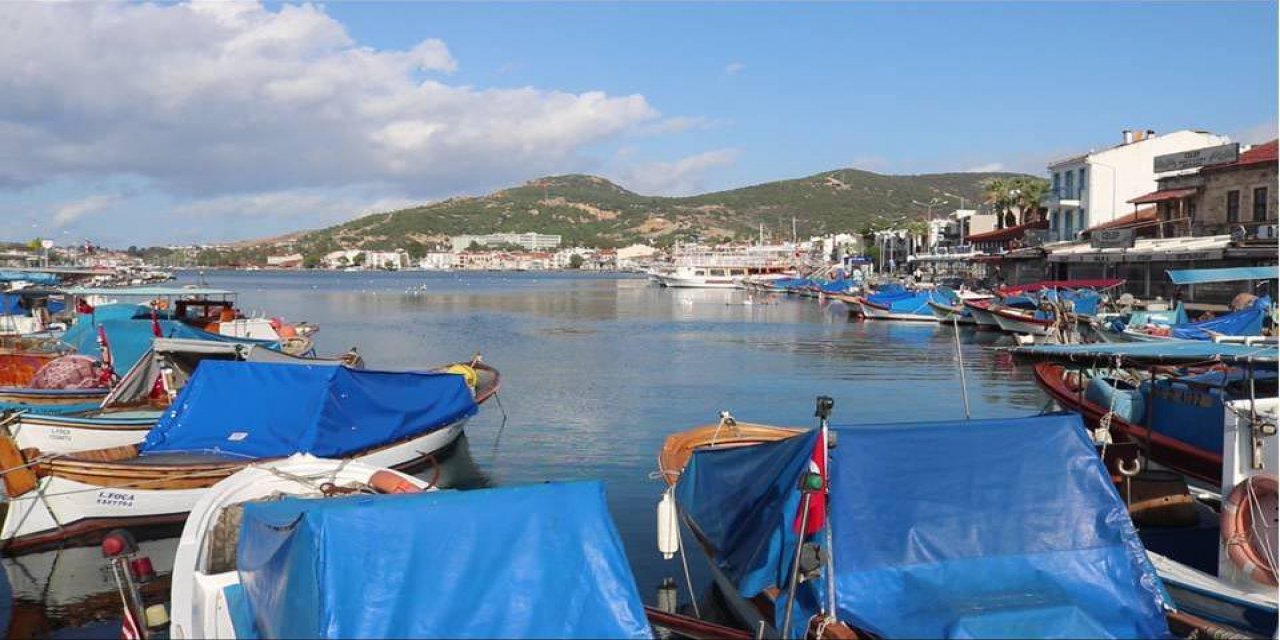 Foça'da yeni yılın ilk günü sessizlik