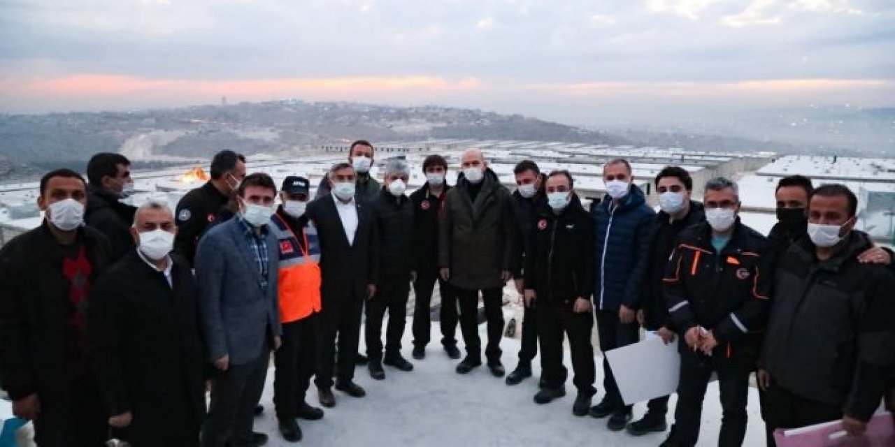 Bakan Soylu İdlib'de