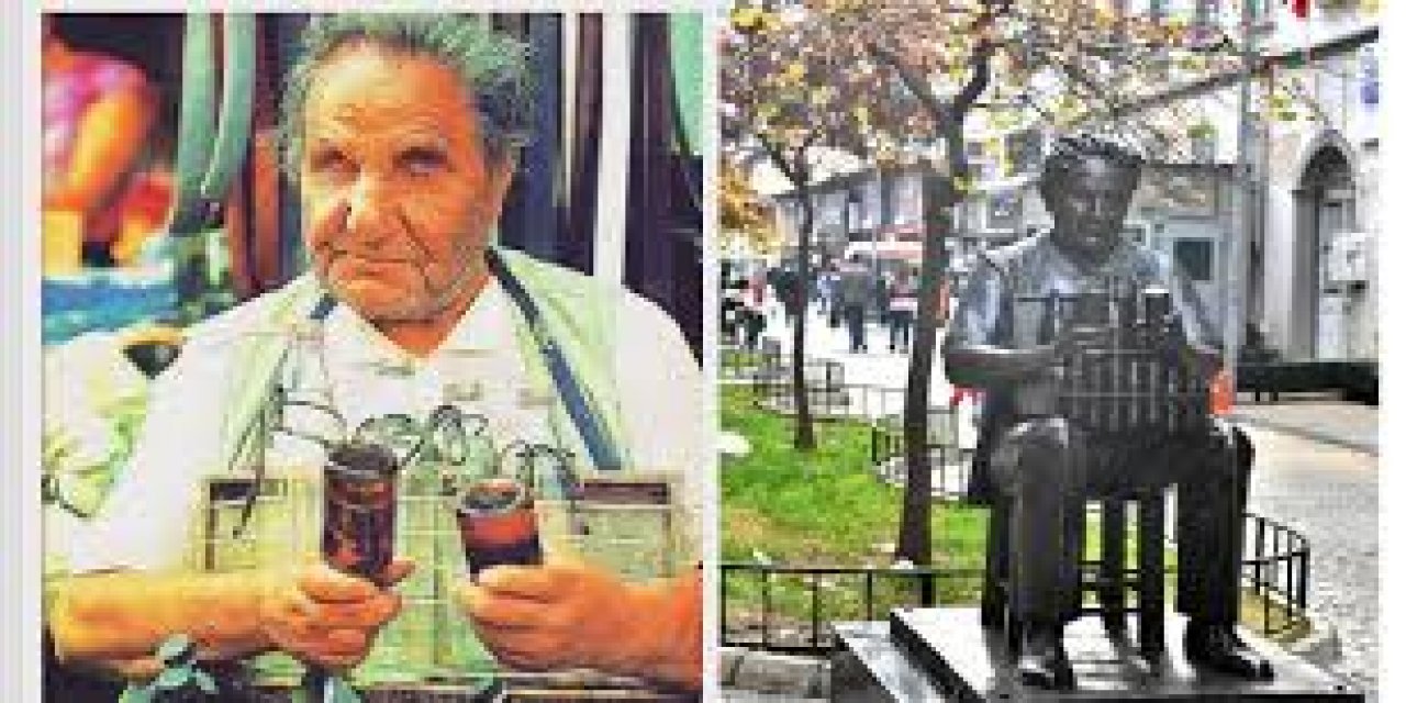 Yılmaz Özdil yazmıştı... "Benzinci Kör Hafız" heykeli Kemeraltı ile buluştu!